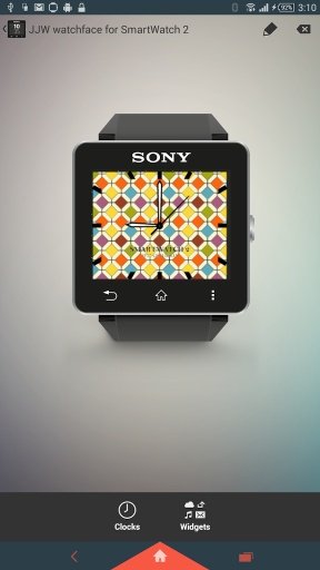 Square Clock2 for SmartWatch 2截图1