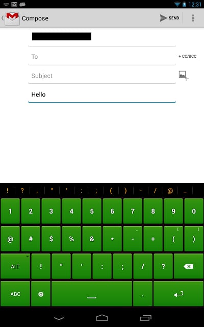 Green Keyboard截图1