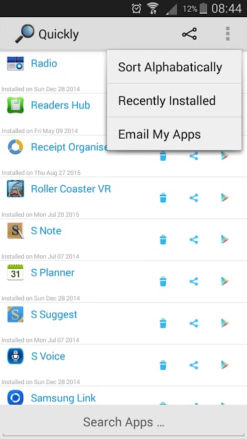 Quickly Search Apps on phone截图2