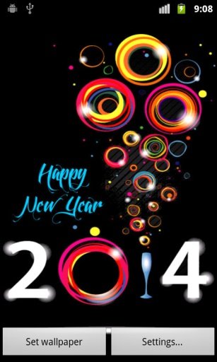 3D New Year Live Wallpaper截图6