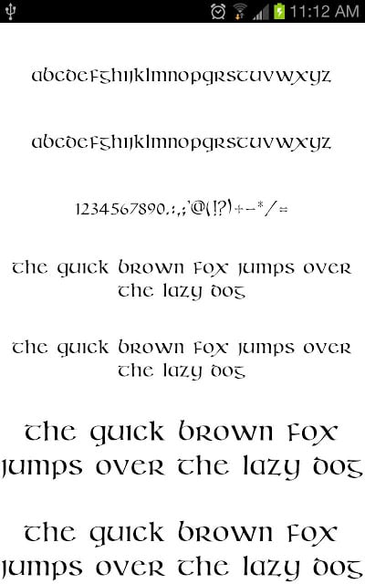 古英语倒装字体截图6