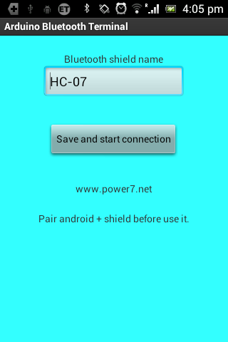 Arduino Bluetooth Terminal截图1