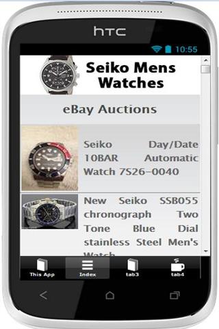 男士手表 Seiko Mens Watches截图2