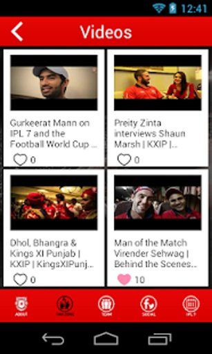 Kings XI Punjab Official App截图3