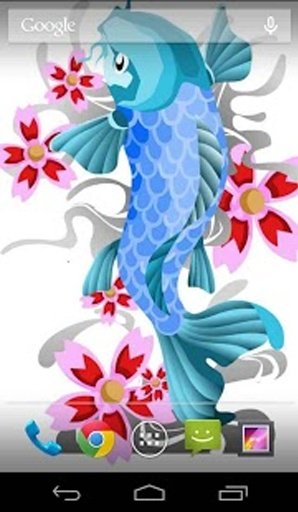 Koi Fish Live Wallpaper HD截图7