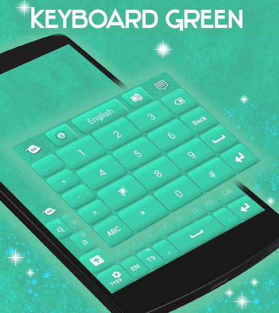 绿色的键盘皮肤截图1