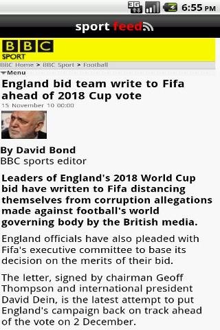 BBC Sport Feed截图2