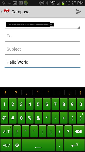 Green Keyboard截图5