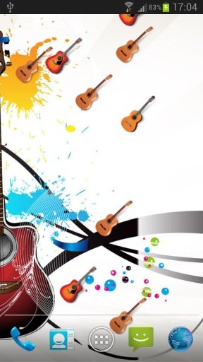 Acoustic Guitar Live Wallpaper截图2