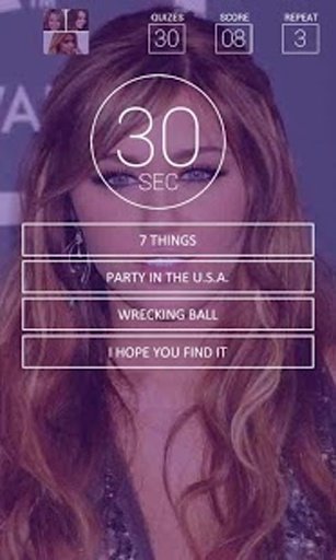 Miley Cyrus Music Quiz截图4