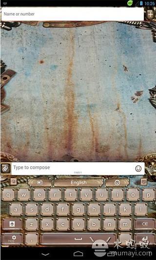 GO Keyboard Steampunk Theme截图2