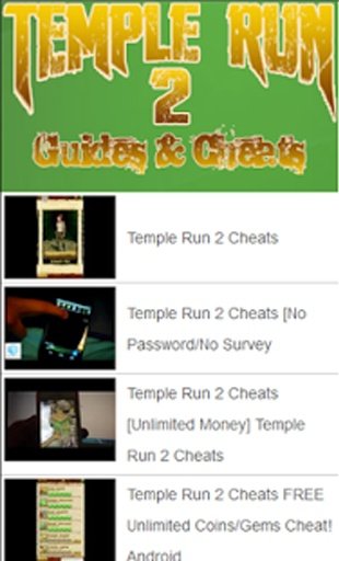 #1 Temple Run 2 Cheat Guide截图9