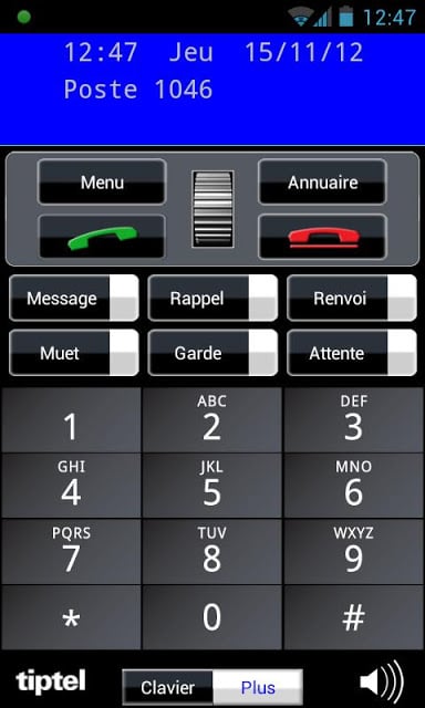 Tiptel Softphone FR截图4