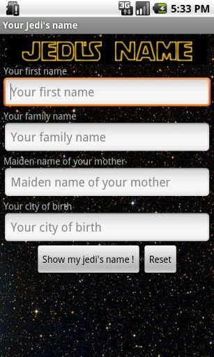 Your Jedi's Name截图1