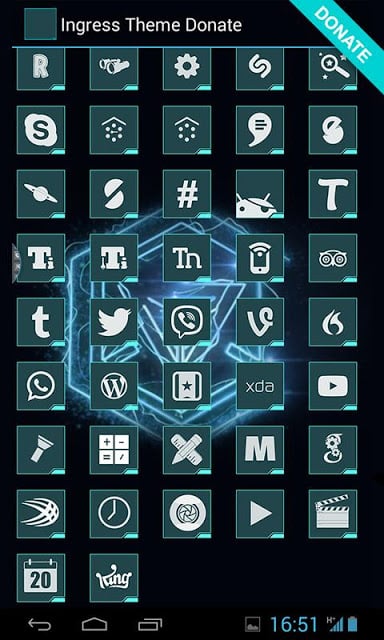 Ingress Theme Free - Apex Nova截图3