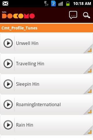 Tata Docomo CallMeTune截图1