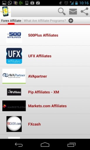 Forex Affiliate Programs截图3