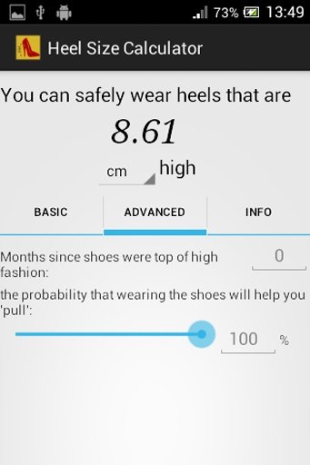 Heel Size Calculator截图4