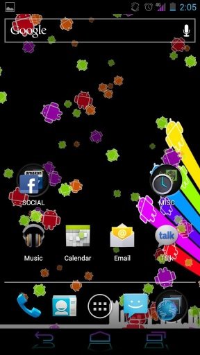 Live Wallpaper - AnDroid Color截图5