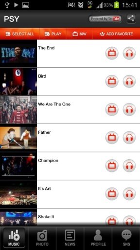 PSY Music Videos Photo截图2