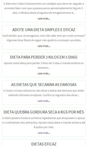 Dieta em Portugu&ecirc;s截图3