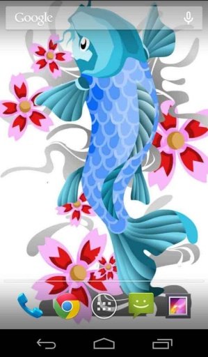 Koi Fish Live Wallpaper HD截图6