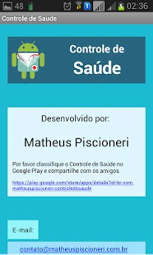 Controle de Sa&uacute;de截图5