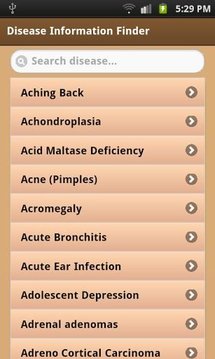 Disease + Drugs Information截图