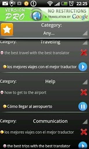Translator S&amp;T Spanish FREE截图3