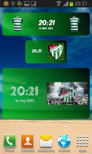 Bursaspor Digital Clock截图2