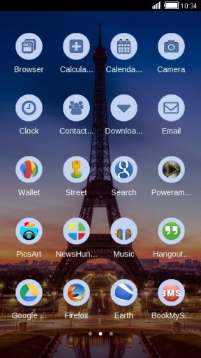 Eiffel Tower C Launcher Theme截图5