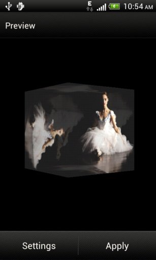 Ballet 3D Cube Live Wallpaper截图6