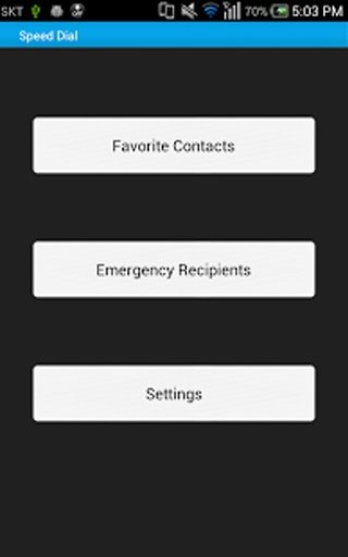 Speed Dial&amp;Emergency SMS Lite截图2