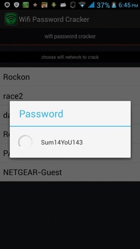 Wifi Password Cracker截图6