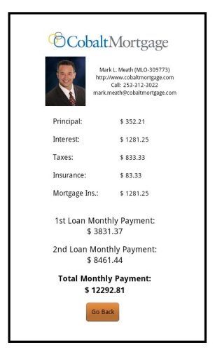 Mark Meath's Mortgage Calculat截图1