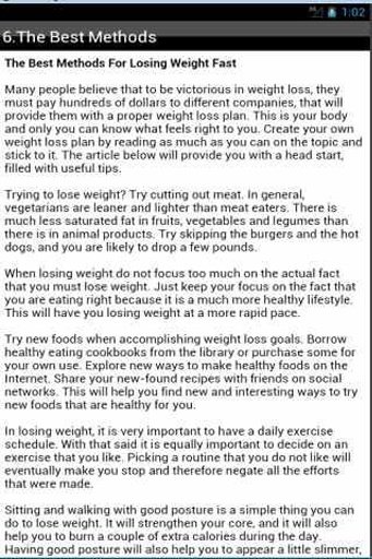 Losing Weight Fast截图1