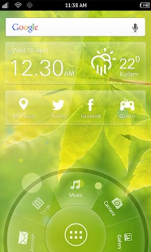 XperiaZ Wallpaper Green Leaves截图4