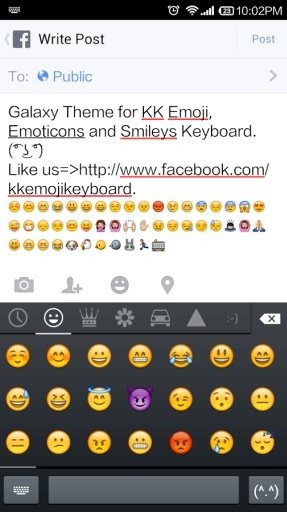 Emoji Keyboard for Galaxy S5截图2