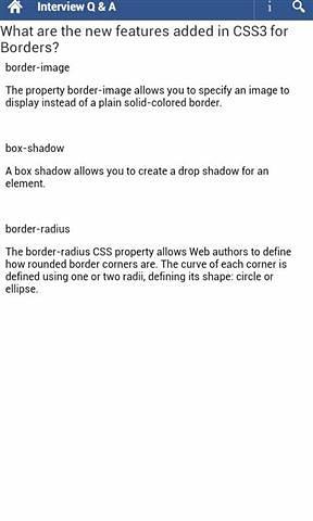 CSS3 Interview Q & A截图1
