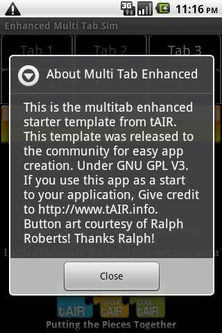 MultiTab Starter Template截图5