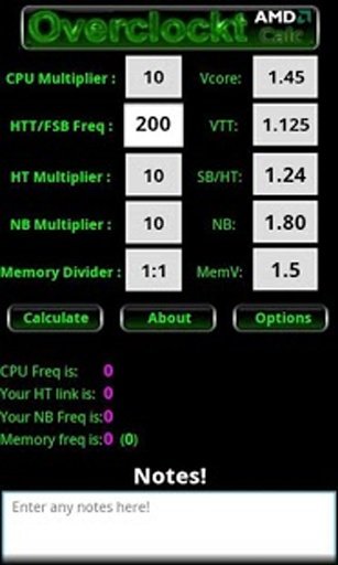 Free AMD CPU Calculator截图2