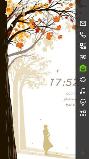 Under Maple Live Locker Theme截图1