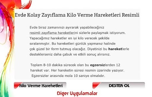 Evde Kolay Zayıfla截图4