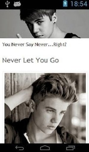 JUSTIN BIEBER SONGS LYRICS截图4