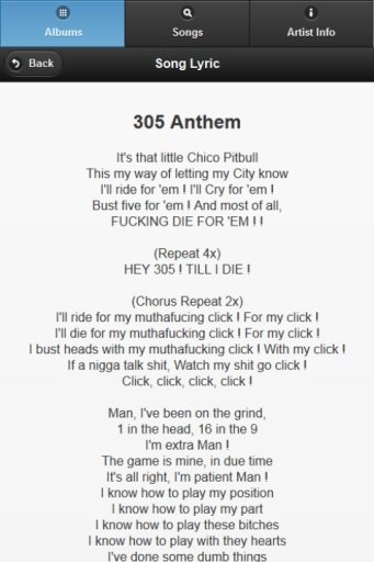 Pitbull All Lyrics截图1