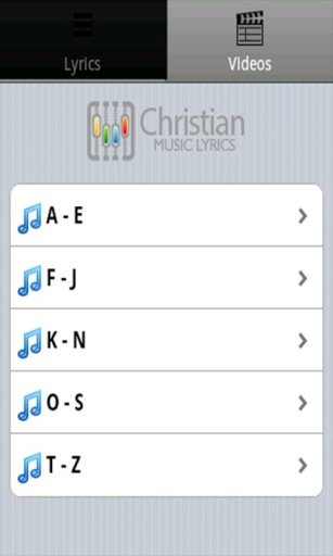 Christian Music Lyrics Videos截图2