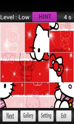 Hello Kitty Slide Puzzle截图2