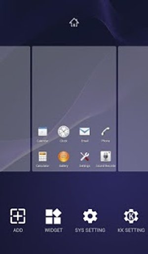 SonyXperia Theme - KK Launcher截图1