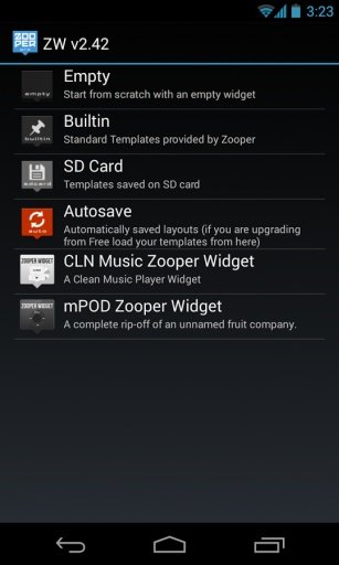 mPOD - Zooper Widget Skin截图5