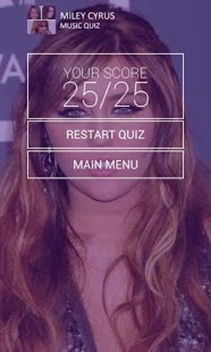 Miley Cyrus Music Quiz截图3